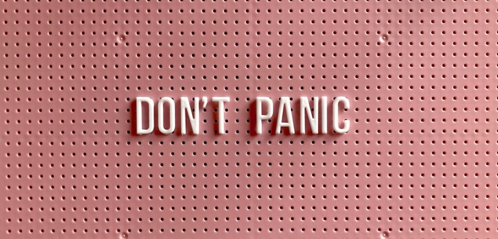 Staying calm to avoid pushing love away
