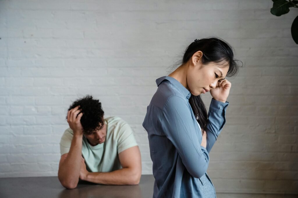 Conflict between partners in a relationship