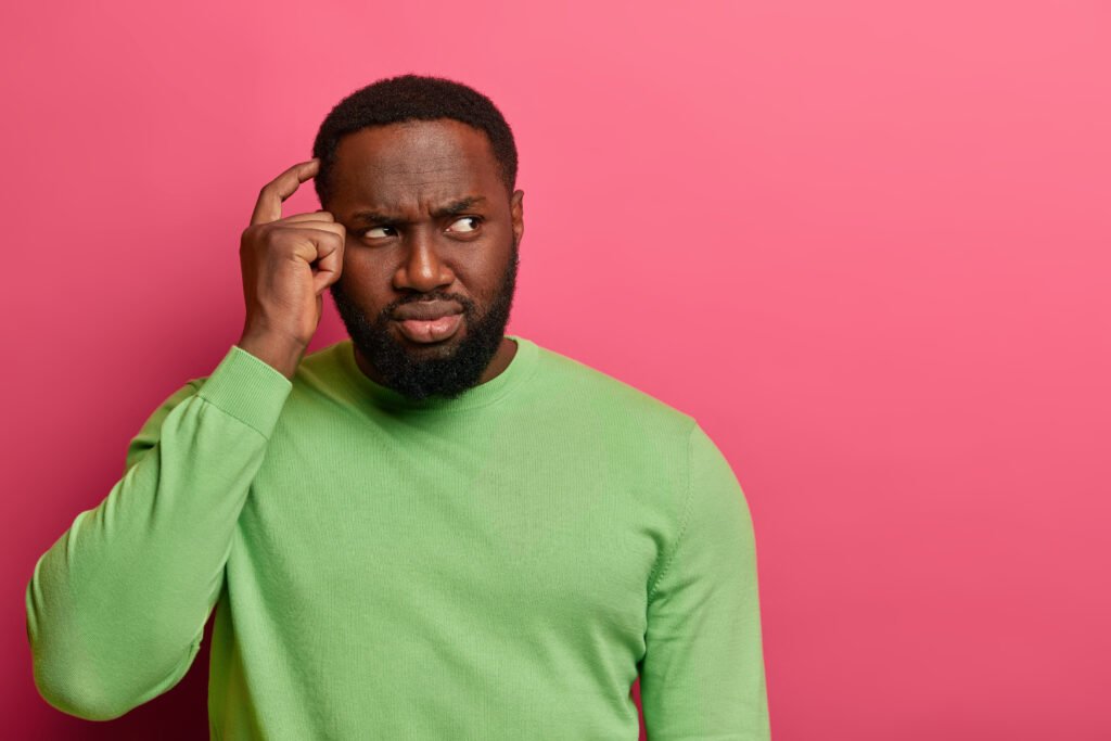 Person left confused by an emotionally unavailable partner